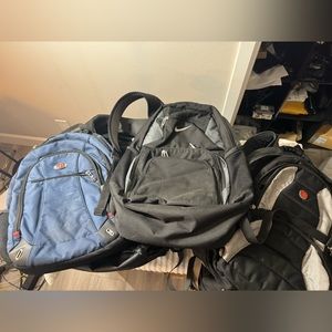 Lot Of Brand Name Backpacks Nike Swiss Gear Taylor Made Camelback